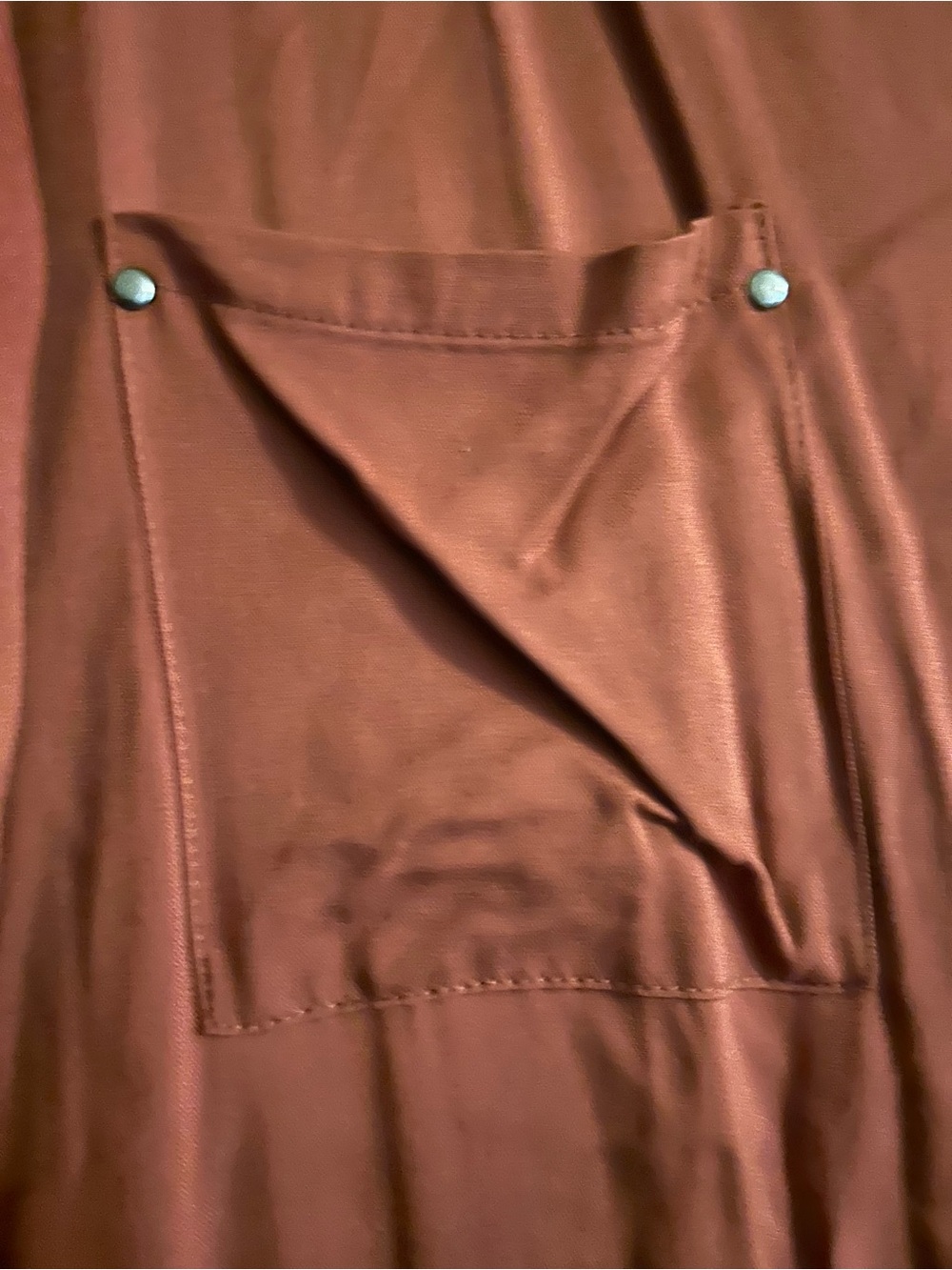 Torrid Rust Zip-Front Long Dress - Picture 5 of 9